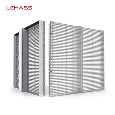 Alüminyum Çerçeveli Şeffaf P50 Yaratıcı LED Ekran 1000 × 1000mm
