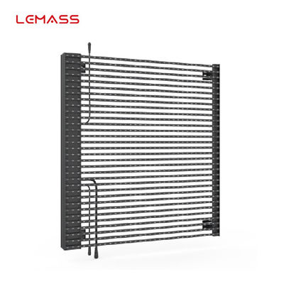 P15.6 DIP RGB Dış Mekan LED Ekran Kabini Şeffaf 7000cd / Metrekare Parlaklık
