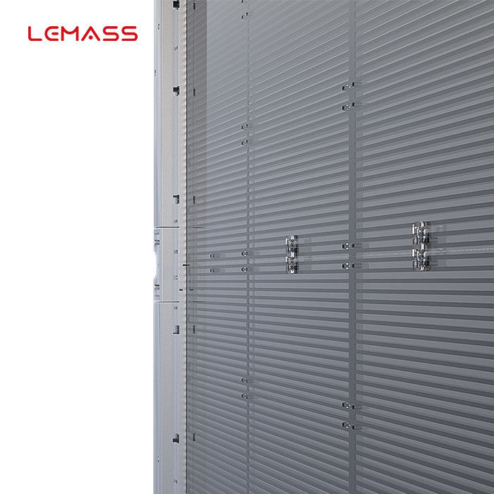 P10 cam kapi şeffaf LED ekran 1000*500mm LMS-Mesh yüksek kaliteli PWM sürücü IC