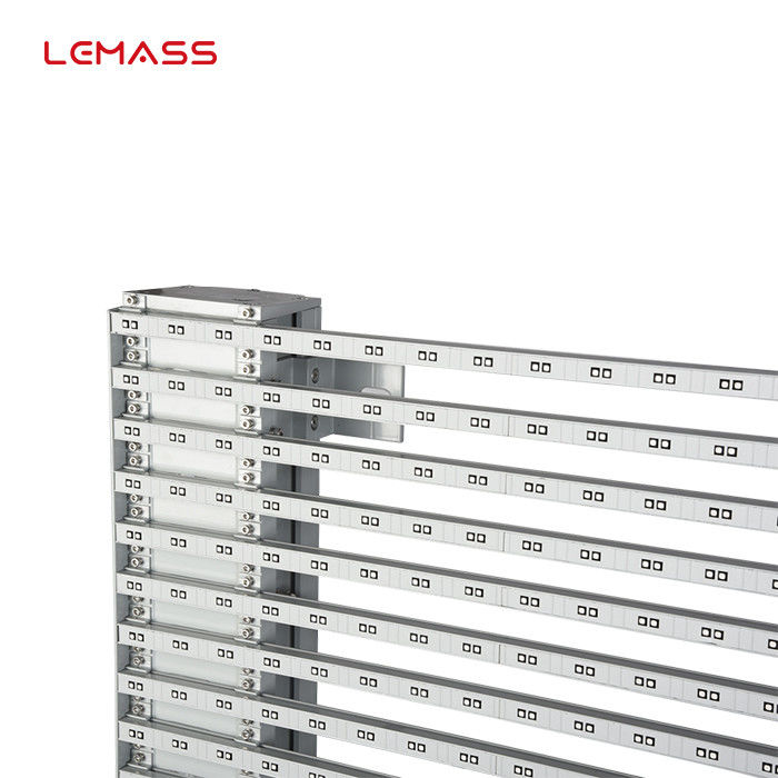 P8 ticari şeffaf LED ekran1000*500mm LMS-Mesh özel görünüm renkleri